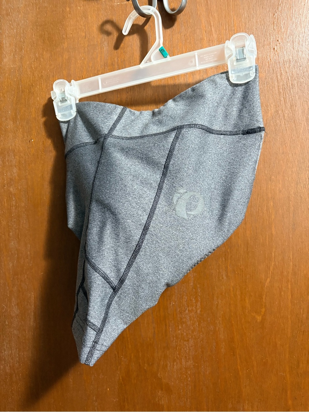 Pearl Izumi Heather Gray Cycling Shorts with Blue Chamois